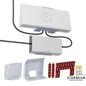 Starlink Gen 3 Router & Power Supply Wall Mount Kit – Adhesive Mount