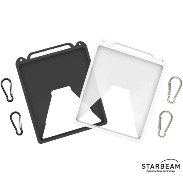 Starlink Mini Silicone Protective Cover with Hang Hooks – White